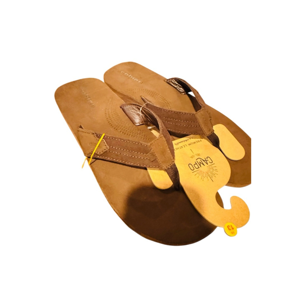 Men's Cobian Brown Lazo Flip-Flops Size 13 - Picture 2 of 4